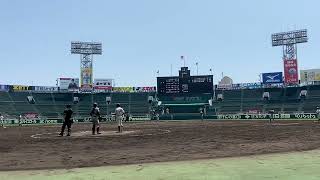 立命館大・京極 翔也(2年・石見智翠館) ピッチング集in阪神甲子園球場