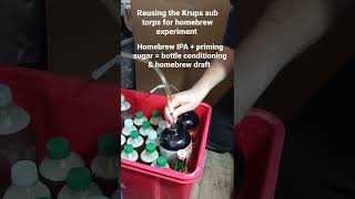 Can a Krups Sub beer machine Torp be refilled with homebrew  #homebrew #ipa #krups #subtorp