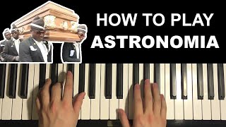 Astronomia - Coffin Dance Meme Song (Piano Tutorial Lesson)