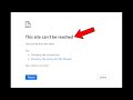 How To Fix ERR_Connection_Reset Google Chrome Error (ERR CONNECTION RESET)