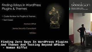 Finding Zero Days In WordPress Plugins And Themes And Testing Beyond WPScan by Noman Riffat