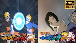 ナルティメットアクセル1＆2 奥義集 Part1：Naruto Shippuden: Ultimate Ninja 4&5 All Characters Ougi  【1080p60fps】