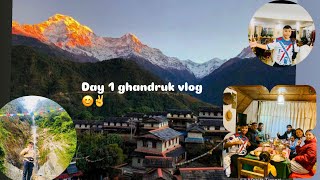 #ghandruk  jada yate babal vayo yar😛 omg☺️🙀@JANISvlog47 Day 1🤗