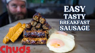 My Favorite Style of Breakfast Sausage! | Chuds BBQ