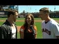 ATL@SF: Krukow's sons and daughter perform anthem