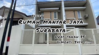 Rumah Manyar Jaya New Minimalis | Luas Tanah 85 (5x17) | Surabaya Timur