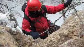 71* Währinger Steig (klettersteig C) Hohe Wand, winter