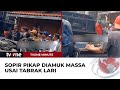 Kabur Usai Tabrak Sejumlah Kendaraan, Sopir Pikap Dihajar Massa | tvOne Minute