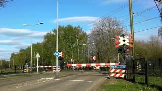 Spoorwegovergang//Railroad crossing Rosmalen, Hoff van Hollantlaan, NL (2)