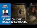 Polda Lampung Amankan Dua Kurir Pembawa 53 Kg Ganja ke Jakarta