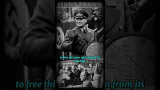 How Hans Frank ‘made life pleasant’ for the Poles. Nuremberg trial