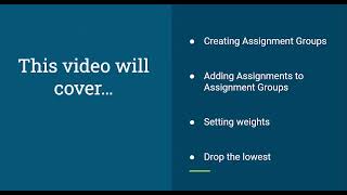 Setting Up a Weighted Gradebook