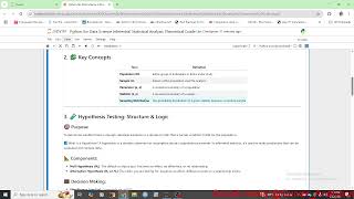 Python for Data Science 11 Inferential Statistical Analysis Theoretical Guide