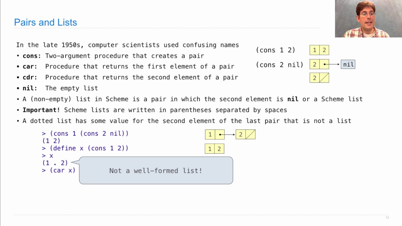 61a Fall 2016 Lecture 24 Video 6 Youtube