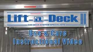 Ancra Lift A Deck II Decking System Demo