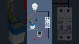 Photocell Sensor Wiring Diagram || Trade Electrician || Shorts