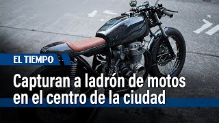 Capturan a ladrón de motos en pleno centro de la ciudad | El Tiempo