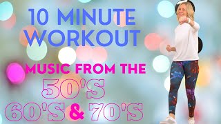 Exercises for Seniors with Music from the 50's, 60's and 70's