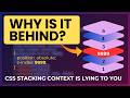 Why z-index: 9999 Doesn’t Work (CSS Stacking Context Explained)