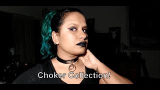 Goth Girl Choker Collection! Trying on my favorite chokers!