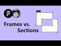 Difference between Figma Frames and Sections | Figma Tutorial For Beginners