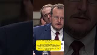 Wow. Watch this ICE whistleblower expose the truth about the agency.