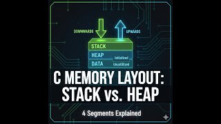 C Program Memory Layout Explained: Stack, Heap, Data, and Text Segments.