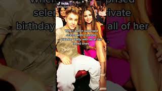 Justin Bieber Surprised Selena With A Birthday With All Of Her  Loved Once #shorts