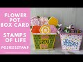 NEW! Flower Pot Box Card Die set | Posies2stamp | Box-it Die Stamps of Life