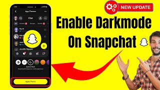 🌙 How to Enable Dark Mode on Snapchat (New Update!) ✨📱turn on darkmode snapchat