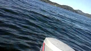 Ka'don driving boat in olympia @ black lake!