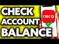 How To Check CIBC Account Balance (Very Easy!)