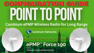 Cambium ePMP Force 190 5 GHz point to Point configuration | Subscriber Module | ePTP Master | Slave
