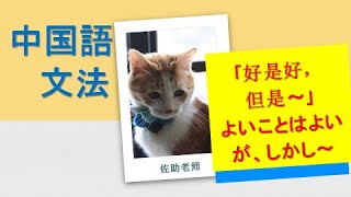 【中国語文法】初級・基本編☆『○是○，但是～』○であることは○だが、しかし～である。