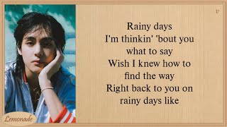 V Rainy Days Easy Lyrics