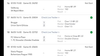 6 matches / SURE ODDS FOR TODAY - FREE FOOTBALL BETTING TIPS + HUGE WINNING ACTION!