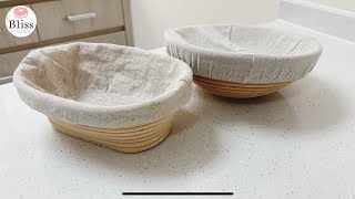 【酸種麵包】發酵籐籃的用法和存放 How to use and store banneton basket