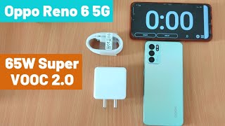 Oppo Reno 6 5G Battery Charging Test - 65W Super VOOC 2.0