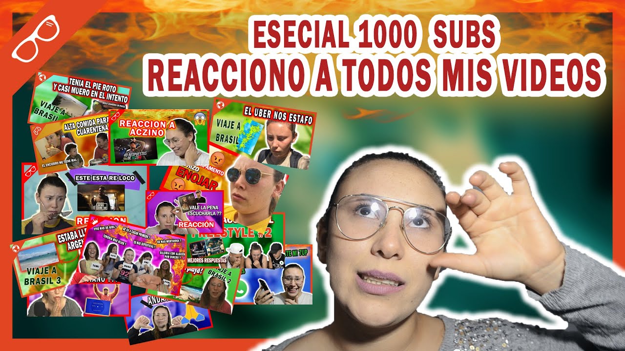 Reacciono A Todos Mis Videos Especial 1000 Subs Tami Paz Youtube