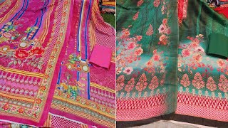 পাকিস্তানি মালহার লোন থ্রি পিস //Pakistani malhar lawn three pis