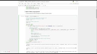 Searching Twitter Tweets and Word Cloud - Python