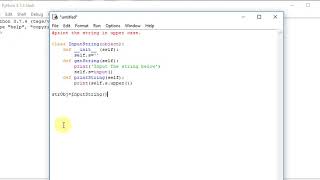 python change the string to upper case.