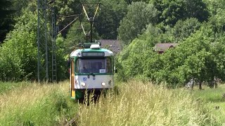 Liberec, the romantic interurban Tram [1000 mm], 14./15.06.2021