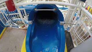 World Waterpark Blue Bullet Speed Slide POV (Right), West Edmonton Mall, Edmonton, AB