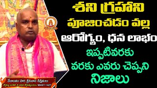 శని గ్రహం ని పూజించడం వల్ల ఆరోగ్యం ధన ప్రాప్తి |Elinati Shani Remedies Telugu|  Sri Daiva Bhakthi