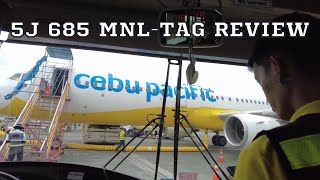 5J 685 Manila (MNL) to Tagbilaran (TAG) Boarding and Taxiing Review