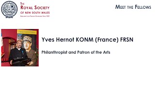 Meet the Fellows: Yves Hernot KONM (France) FRSN