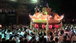 2010 平成22年 魚吹八幡神社秋祭り（本宮） 宮出5番 和久屋台