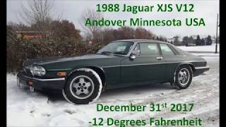 1988 Jaguar XJS -12F (-24C) Cold Start and Test Drive