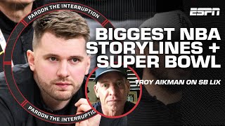 REACTION to KD refusing a GSW trade \u0026 Luka Doncic Lakers + Troy Aikman previews Super Bowl LIX | PTI